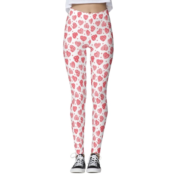 Gibobby Leggings Termicos Mujer Pantalones estampados personalizados para el Día San Valentín para mujer, mallas personalizadas para mallas para correr, mallas largas para Pilates(Multicolor, XXL)