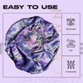 thumbnail image 6 of Anime Durag and Silk Bonnet 2pcs Set for Men and Women, Silky Satin Bonnet Durag, Silk Fabric for Comfort and Compression (V Fruit), 6 of 7