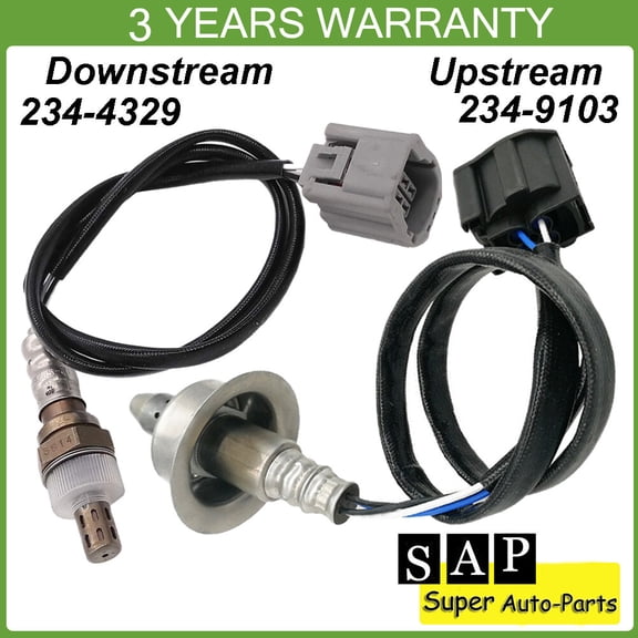 Set of 2 Upstream & Downstream Oxygen Sensor Fits for Mazda 2 2011-2013 1.5L L4