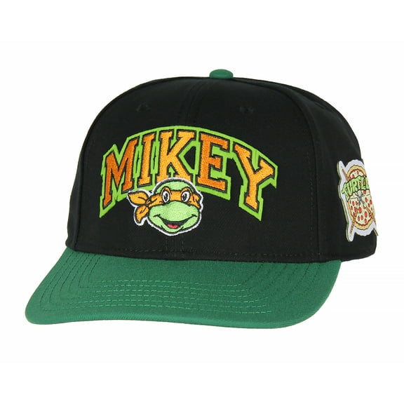 Nickelodeon Mens' Teenage Mutant Ninja Turtles Embroidered Classic Precurve Snapback Hat