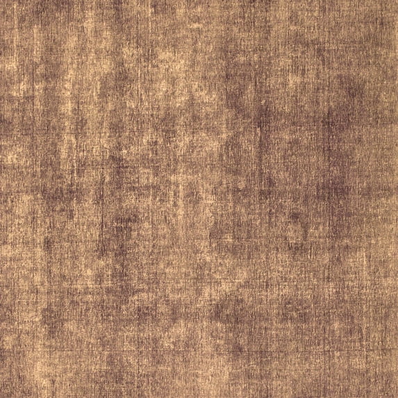 Ahgly Company Indoor Square Abstract Brown Modern Area Rugs, 3' Square