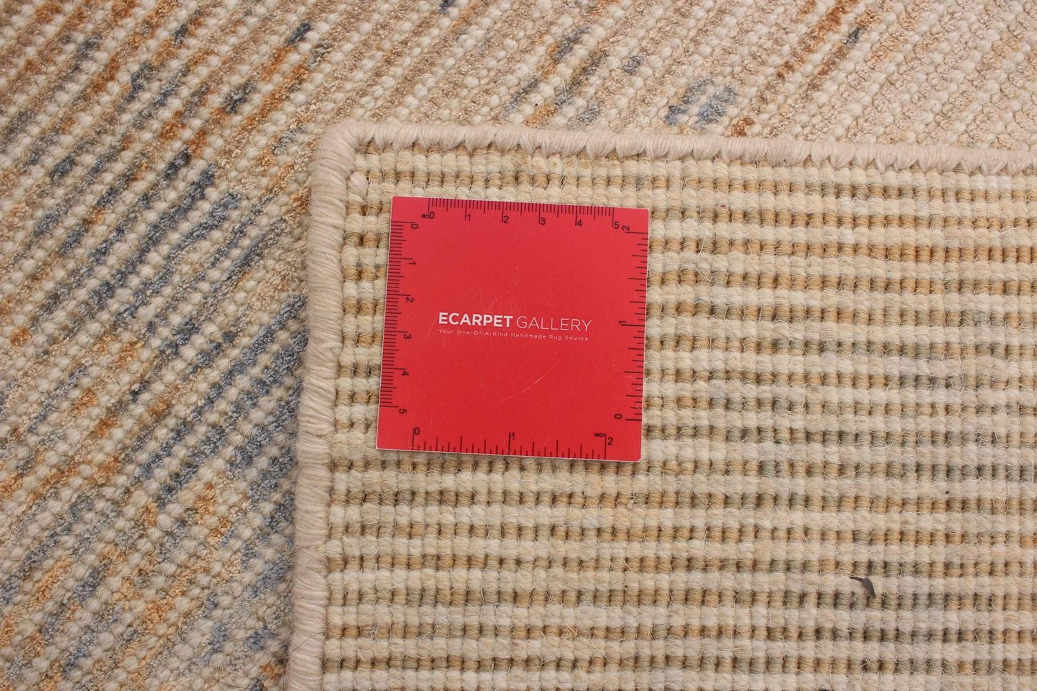 ECARPETGALLERY 5'3" x 7'6" Transitional Galleria Hand-knotted Area Rug for Living Room, Dining Room and Bedroom in Ivory