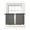 Black, variant on Buffalo Plaid Curtains 45 Inch Length,Sheer Curtains for Bedroom Living Room Window Farmhouse Black White Checkered Vintage Rod Pocket Voile Drapes Kitchen Curtains Small Half Window 42"x45" 2 Panels