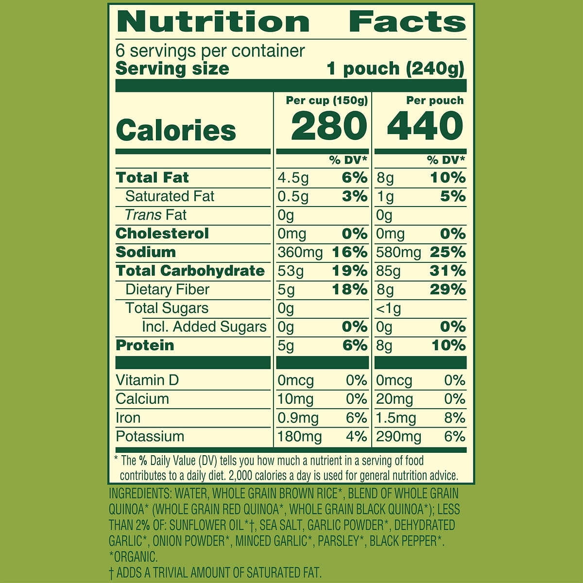 Seeds of Change Organic Quinoa and Brown Rice 8.5 Ounce (6 Count)
