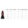 thumbnail image 5 of Vestido medieval para mujer, estilo renacentista, con cordones, estilo vintage, con capucha, para Halloween, estilo vintage, estilo jersey de corte alto y bajo, 5 of 5