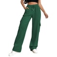thumbnail image 5 of SWQZVT Womens Cargo Sweatpants Baggy High Waisted Joggers Sweat Pants Athletic Pants with Pockets, 5 of 7