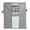 Gray#1, variant on Deago 3 Pack Foldable Storage Bag, Large Capacity Clothes Organizers with Clear Window, Sturdy Zipper and Reinforced Handle for Comforters, Pillow, Blankets (Gray, 60L)