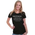 thumbnail image 3 of Funny Mother Definition Cute Mom Womens Fitted Plus Size Graphic Tee Brisco Brands 2X, 3 of 5