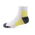 thumbnail image 4 of 15-20mmHg Elastic Pressure Compression Ankle Socks Men Women Trail Running Cycling Sports Socks, 2 Pairs, 4 of 7