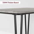 thumbnail image 4 of Mesa comedor moderna 2 sillas tapizadas, diseño compacto, color gris, 80x80x75 cm, ideal espacios pequeños y apartamentos, perfecto comedor u oficina, conjunto 1+2, 4 of 12