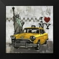 thumbnail image 2 of Rabo, Clayton 15x15 Black Modern Framed Museum Art Print Titled - I Love New York, 2 of 5