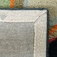 thumbnail image 6 of SAFAVIEH Soho Kendall Geometric Wool Area Rug, Black/Multi, 8' x 8' Square, 6 of 10