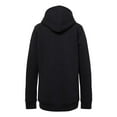 thumbnail image 6 of Youth Triblend Fleece Hooded Sweatshirt , Black Solid , Small, 6 of 7
