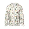 thumbnail image 1 of Fotbe Mini Wildflower Watercolor Chaqueta con Protección Solar UPF 50+ para Hombre y Mujer, Camisa con Capucha y Bolsillos-XX-Large, 1 of 7