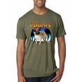 thumbnail image 2 of Wild Bobby, Cute Pug Life Living, Animal Lover, Men Premium Tri Blend Tee, Military Green, Small, 2 of 4