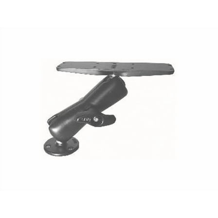 RAM Double Socket 2.25" Ball Mount with 11" x 3" Plate