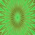 thumbnail image 1 of Ahgly Company Indoor Square Patterned Neon Green Area Rugs, 6' Square, 1 of 6