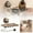 A, variant on Wall Mounted Suction Cup Toilet Paper Holder with Walnut Perforation Design Household Bathroom Storage Rack Organizer