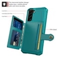 thumbnail image 3 of Allytech Rugged Case for Samsung Galaxy S24 Plus Support Magnetic Car Mount, Premium PU Leather Flip Card Cash Holder Pocket Shockproof Anti-Fall Back Case for Samsung Galaxy S24 Plus - Green, 3 of 7