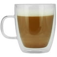 thumbnail image 2 of Haus by Kalorik 2-Piece Double Wall Glass Coffee Cups, 13 oz, 2 of 3