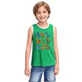 thumbnail image 6 of YABCSAZ Toddler Boys Girls Summer Outfits Sleeveless Tank Tops Loose Fit Active Tee Shirts Kids Casual T-Shirts Blouses Funny Cute Printed Shirts Tops Baby Clothes Size 14 T, 6 of 6