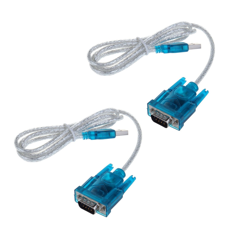 2X DB9 Computer Data Cable DB9 9 Pin VGA Female Cable USB to R232