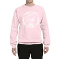 thumbnail image 2 of Wild Bobby, Worry Ends When Faith In God Begins Inspirational/Christian Unisex Crewneck Graphic Sweatshirt, Light Pink, Small, 2 of 5