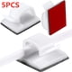 thumbnail image 3 of Organizador de cables adhesivo, soporte para cables, arnés de gestión de cables, abrazadera con clip para PC de casa, cableado de cable USB, administrador de cables de escritorio, 3 of 5