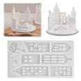 thumbnail image 3 of Molde La Casa Bricolaje Silicona Reutilizables Hechas A Mano para Del (b), 3 of 9