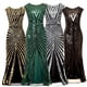 thumbnail image 4 of Vestido largo ajustado con dobladillo de cola de pez y lentejuelas para fiestas de noche, reuniones anuales, banquetes de alta gama, vestido de cóctel, 4 of 5