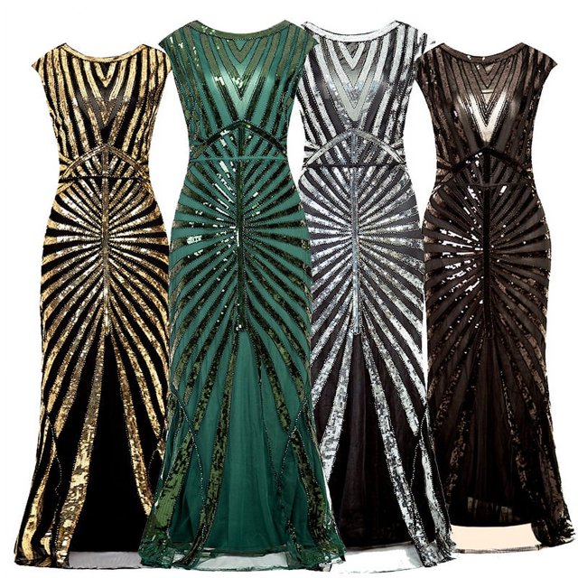 Vestido largo ajustado con dobladillo de cola de pez y lentejuelas para fiestas de noche, reuniones anuales, banquetes de alta gama, vestido de cóctel