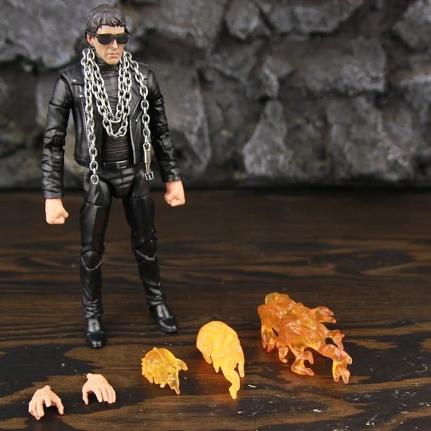 Ghost Rider Johnny Blaze Nicolas Cage 6 figura de acción personalizada Marvel Legends película juguetes modelo de muñeca