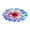 Multicolor 1304, variant on Yeetfub Welcome Door Mats Funny Doormat Front Door Mats Outdoor Indoor Door Mat 3D Special Shaped Cute Flower Floor Door Mat Indoor Rugs Diameter 60cm Multicolor 24"x24"
