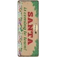 thumbnail image 2 of ABPHQTO Vintage Rusty Metal Sign Santa Claus is Coming to Town Extra Extended Large Gaming Mouse Pad Mat Escritorio Pad Teclado Mat 30x80 cm, 2 of 3