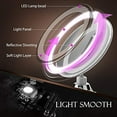 thumbnail image 1 of Espejo de tocador de maquillaje con aumento de 10X actualizado con luces, espejo de aumento cosmético de mano portátil con luz LED para el hogar, mesa, baño, ducha, viaje Adepaton CZMR-ST64, 1 of 5