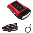 thumbnail image 2 of Clip del USB los casquillos Linterna roja shamjiam Luz de inducción de sombrero recargable 500 mAh, 2 of 9