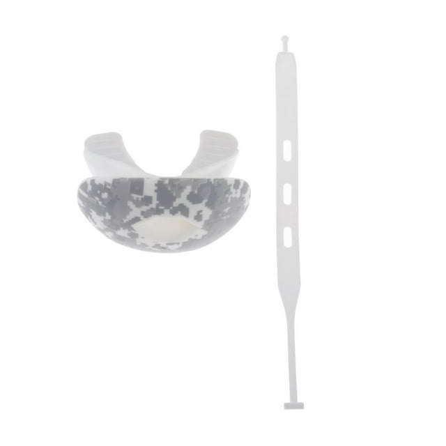 Protector bucal deportivo shamjiam Protector de goma para fútbol gris