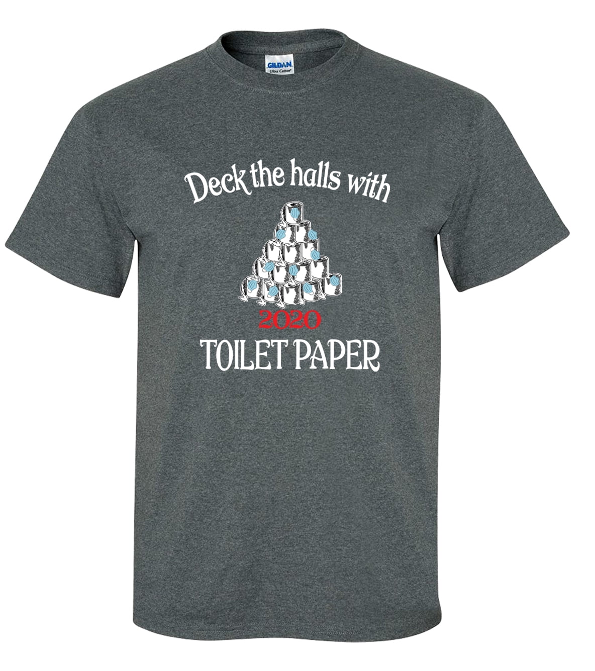 Funny Deck The Halls 2020 Unisex Short Sleeve T-shirt - Bild 1 von 14