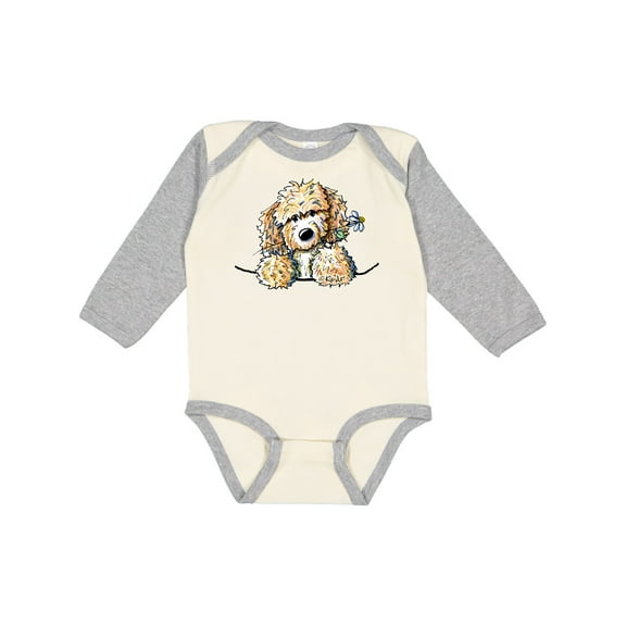 Inktastic Irish Cream Doodle Boys or Girls Long Sleeve Baby Bodysuit
