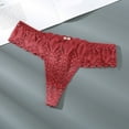 thumbnail image 2 of B91xZ Strings pour Femmes Couverture Demi-Dos Culottes Bikini pour Femmes, Rouge TTG, 2 of 3