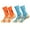 Sky blue+orange, variant on 2 Pairs Anti-slip Sport Socks Non-slip Rubber Grip for Football, Rugby, Basketball, Running, Yoga - White+yellow