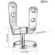thumbnail image 2 of Toilet Seat Hinge, Replacement Toilet Seat Hinge Fixings Kit, Toilet Seat Hinge Fixings, for Wood Resin Toilet Seats - 2 Pcs Banmo, 2 of 5