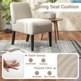 thumbnail image 6 of YYAo Dining Chairs, Dining Room Seating, Upholstered Living Room Chair with Rubber Wood Legs-Beige, 6 of 9