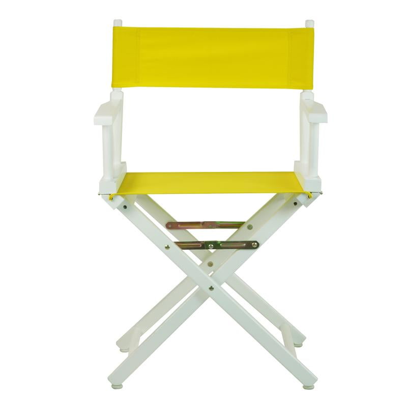 yellow directors chair