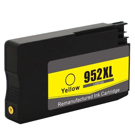 Premium Remanufactured Ink Cartridge Replacement for L0S67AN ( 952XL) Cartridge - High Capacity Yellow