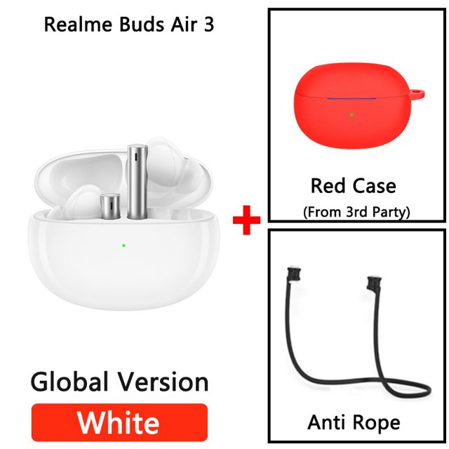 Versión Global realme Buds Air 3 Bluetooth 5.2 IPX5