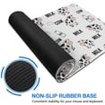 thumbnail image 6 of Long Mouse Pads for Desk,White Cow Milk Pattern Desk Mats on Top Of Desks, Desk Mouse Pad Extra Large with 3mm Non-Slip Base and Stitched Edge for Gaming,Office,Work,Home 31.5"x11.8", 6 of 6