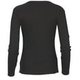 thumbnail image 3 of Women's Black Lake Elsinore Storm Harper Henley Long Sleeve T-Shirt, 3 of 3