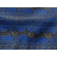 thumbnail image 4 of oneOone Viscose Jersey Fabric Floral & Peacock Block Printed Craft Fabric BTY 60 Inch Wide, 4 of 5