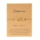 thumbnail image 1 of Fiudx Pulsera de Piedra de La Suerte, Temática de Constelaciones Vintage, Piedra Natural, Tarjeta Del Signo Del Zodíaco, Regalo Familiar, Buena Fortuna, Diseño Ajustable, 1 of 2
